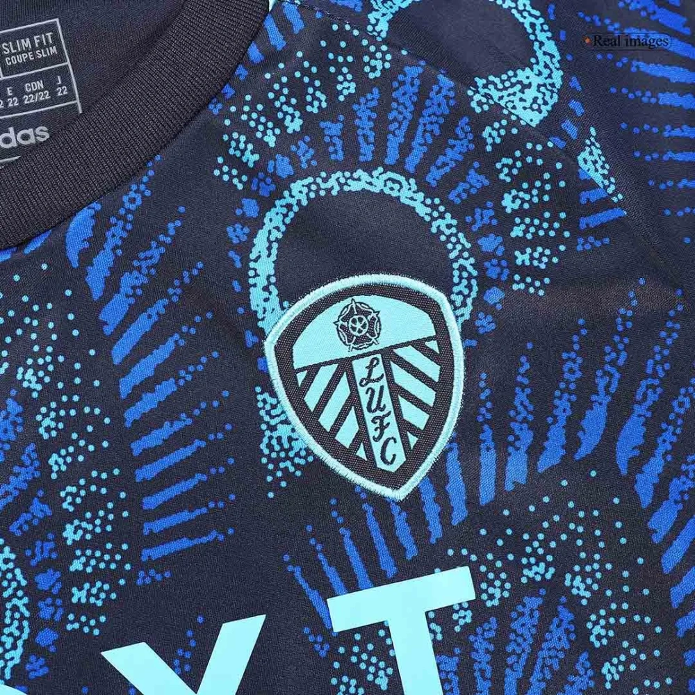 Kids Leeds United Away Kit Jersey+Shorts 2023-24