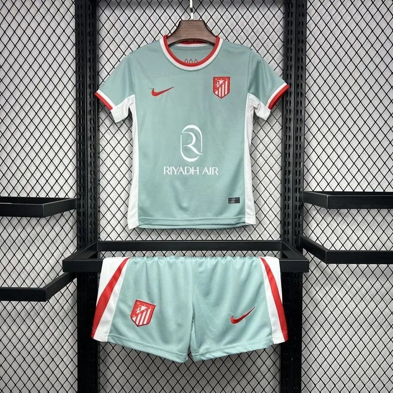 2024-25 Kids Atletico Madrid Away Jersey Kits