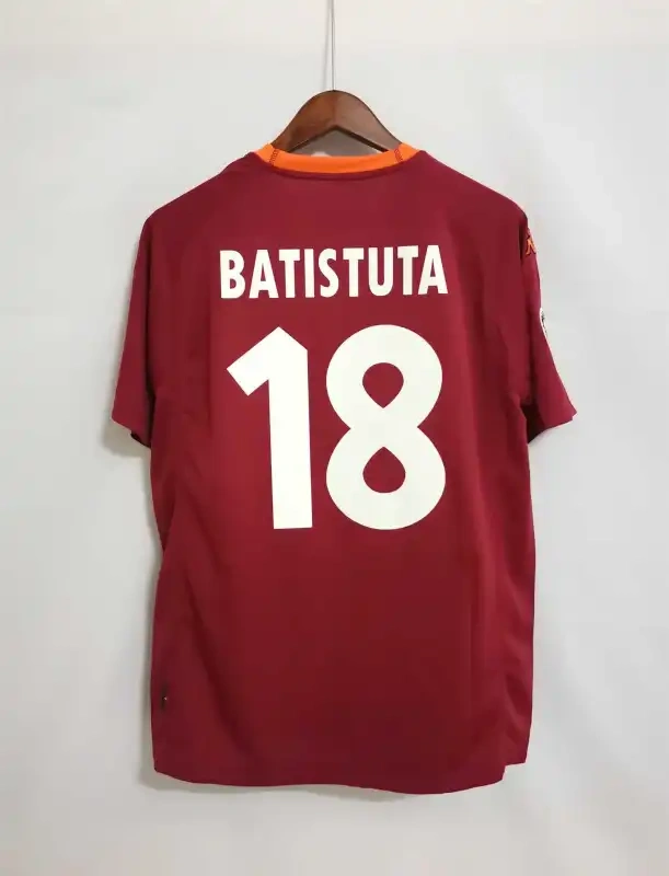 Roma 2000/01 Retro Jersey Home
