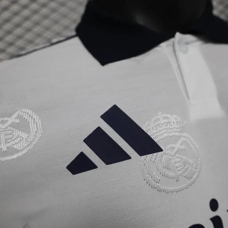 2025-26 Real Madrid Men's Polo Shirt White