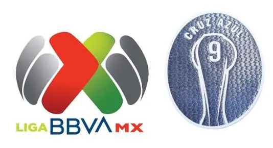US$3.00 24/25 liga bbva mx badge & 9 championships(cruz azul) + $3.00