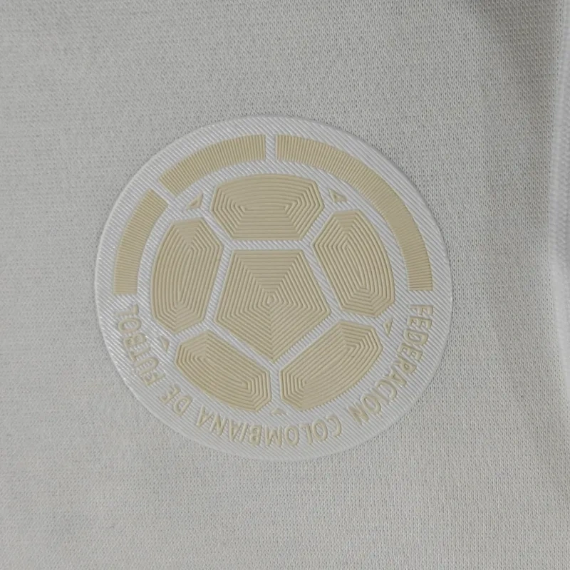 Colombia Nation 2024 100th Anniversary White Hoodie Jacket