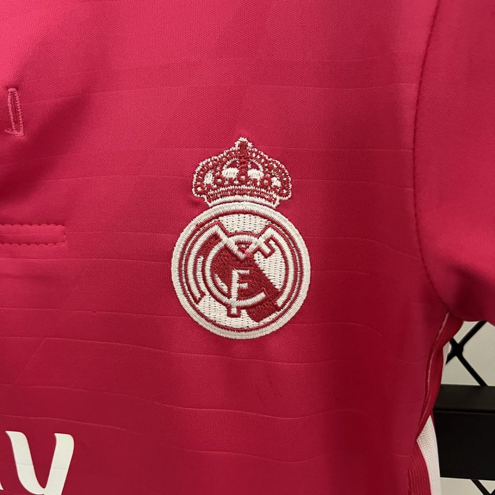 Real Madrid 14-15 Away Retro Kids Kits Vintage Children Sets Football Jersey