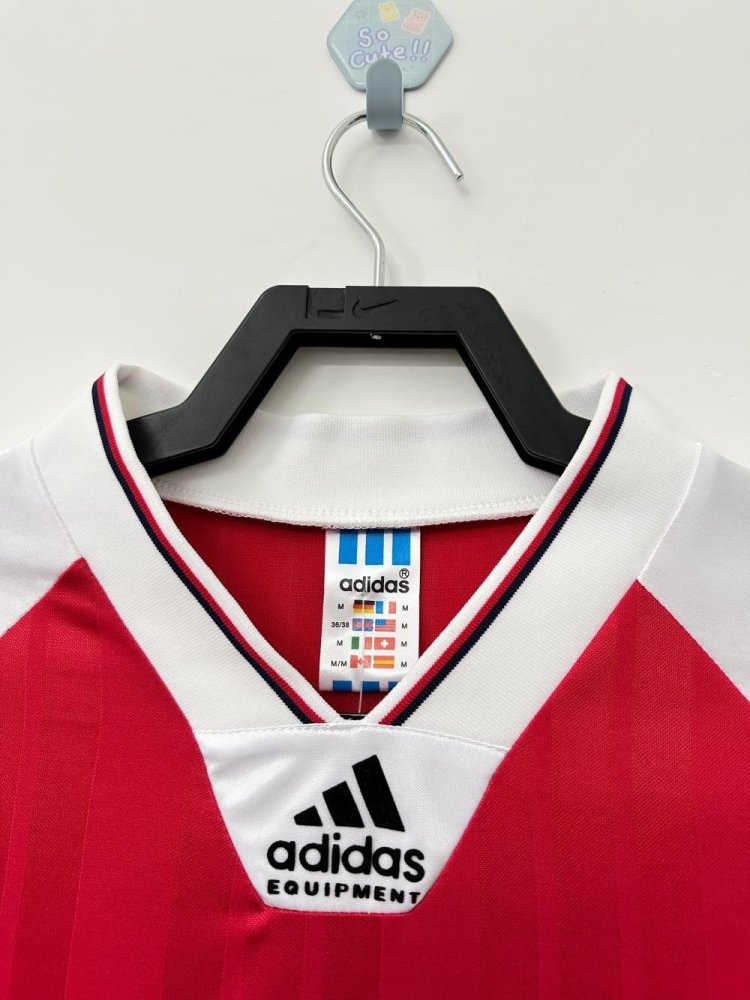 Arsenal Retro Long Sleeve Home Football Shirt 1992/1993