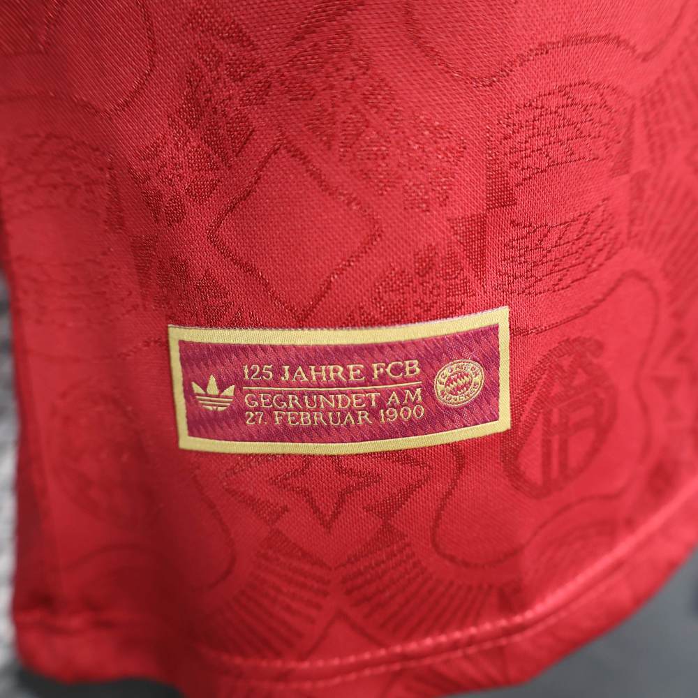 Bayern Munich 125th Anniversary Shirt Long Sleeve Jersey Player Version 25-26
