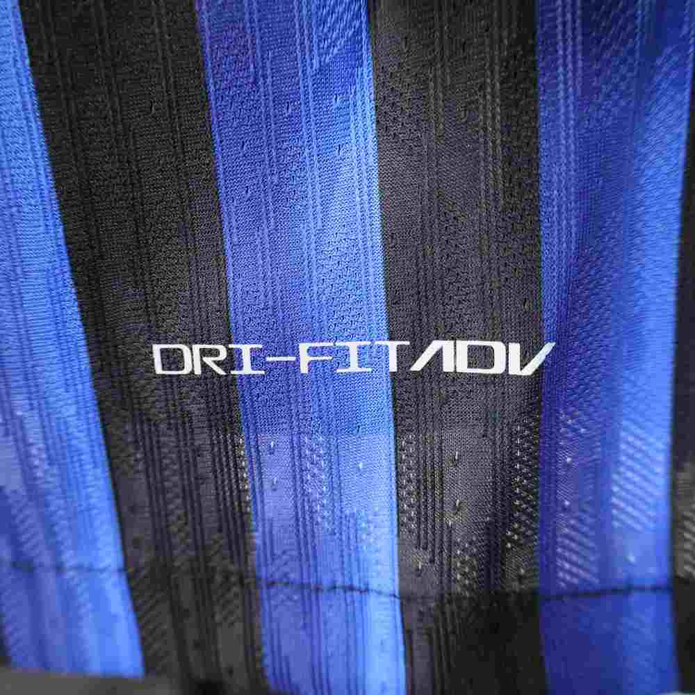 Inter Milan Home Shirt SOccer Jersey Long Sleeve Player Version 25-26