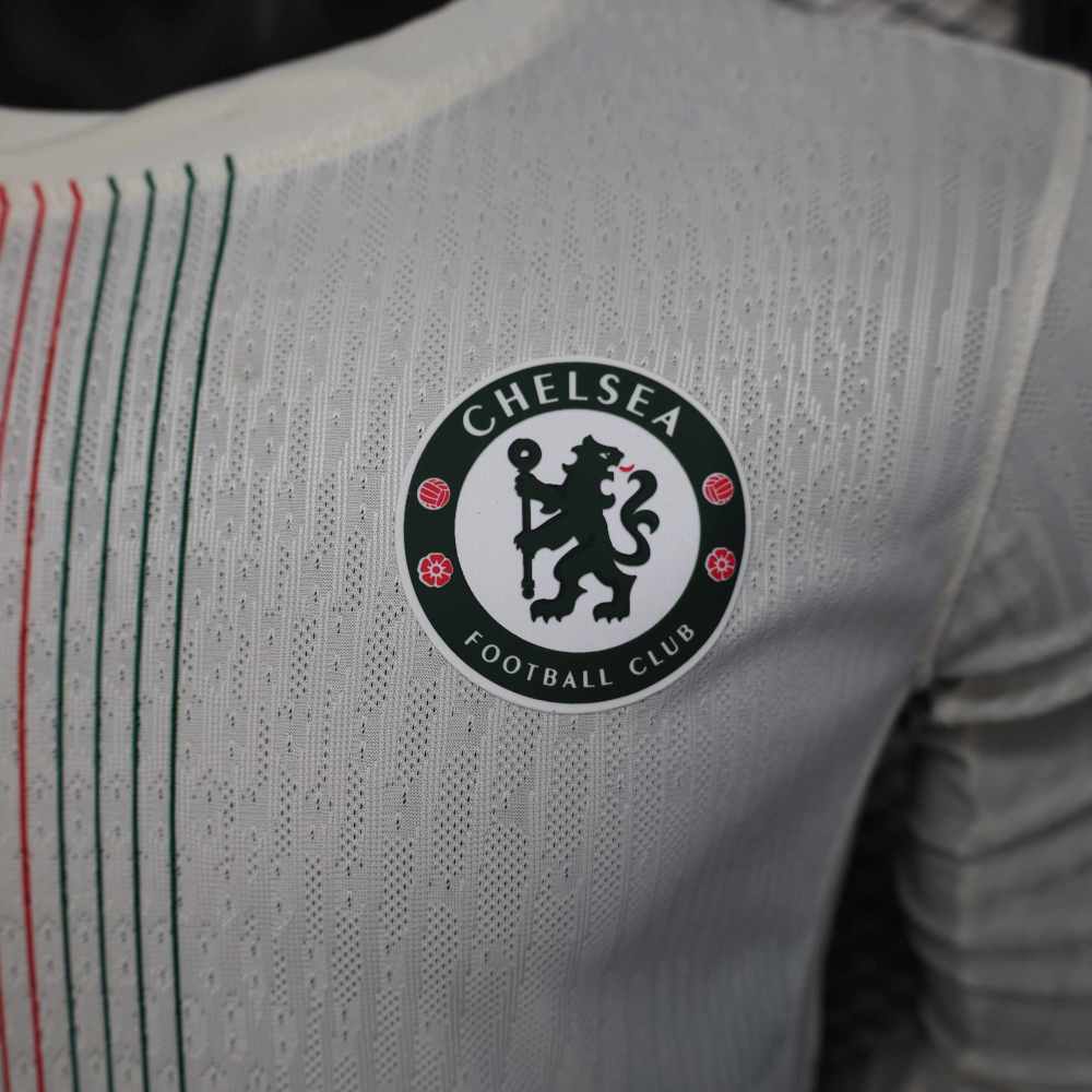 Chelsea Away Shirt Football Jersey Long Sleeve Player Version 25-26