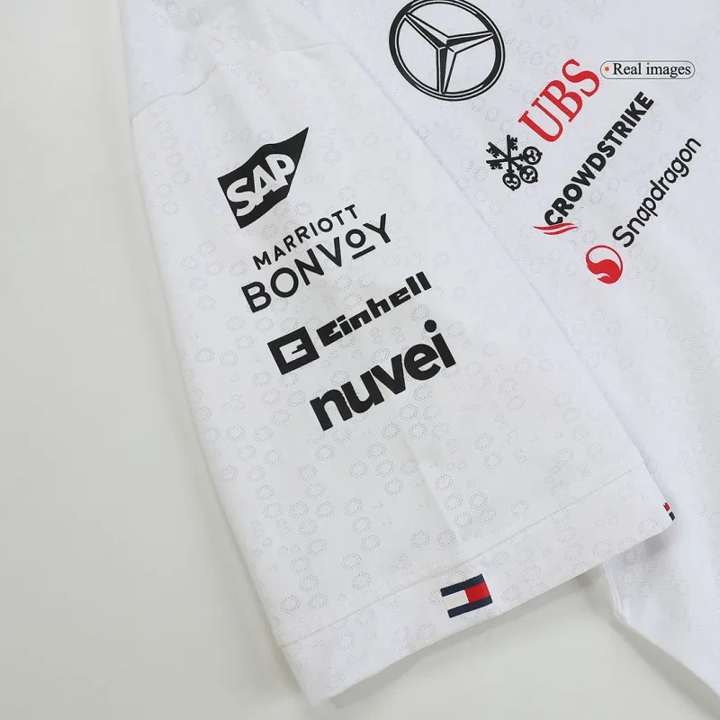 F1 Mercedes AMG Petronas Team Driver T-Shirt - White 2024