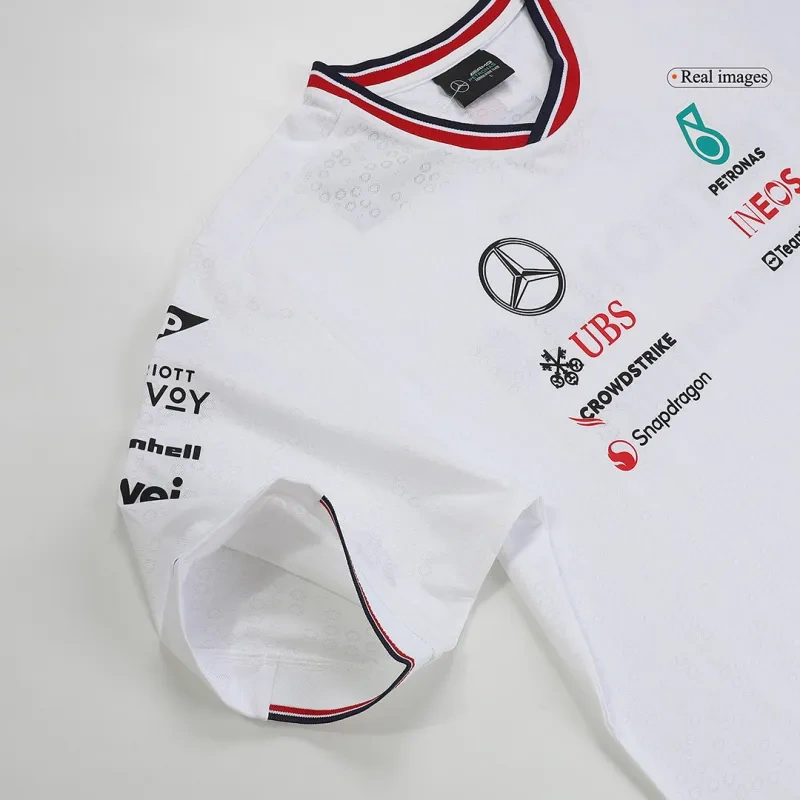 F1 Mercedes AMG Petronas Team Driver T-Shirt - White 2024