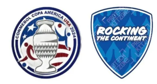 COPA AMERICA USA 2024 & ROCKING THE CONTINENT BADGES + $4.00