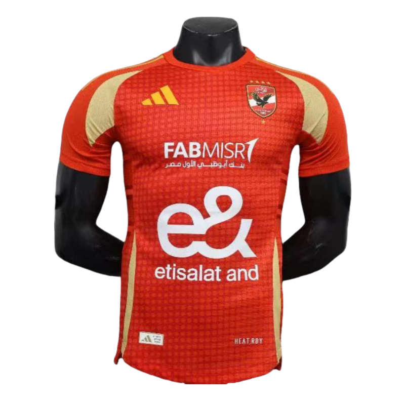 Player edition 24-25 Ahli jersey home short sleeved football jersey