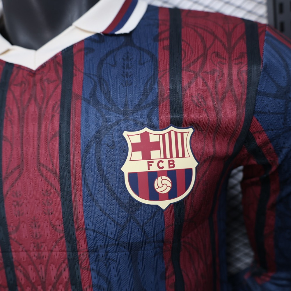Barcelona Special Edition Shirt Football Jersey Long Sleeve 25-26