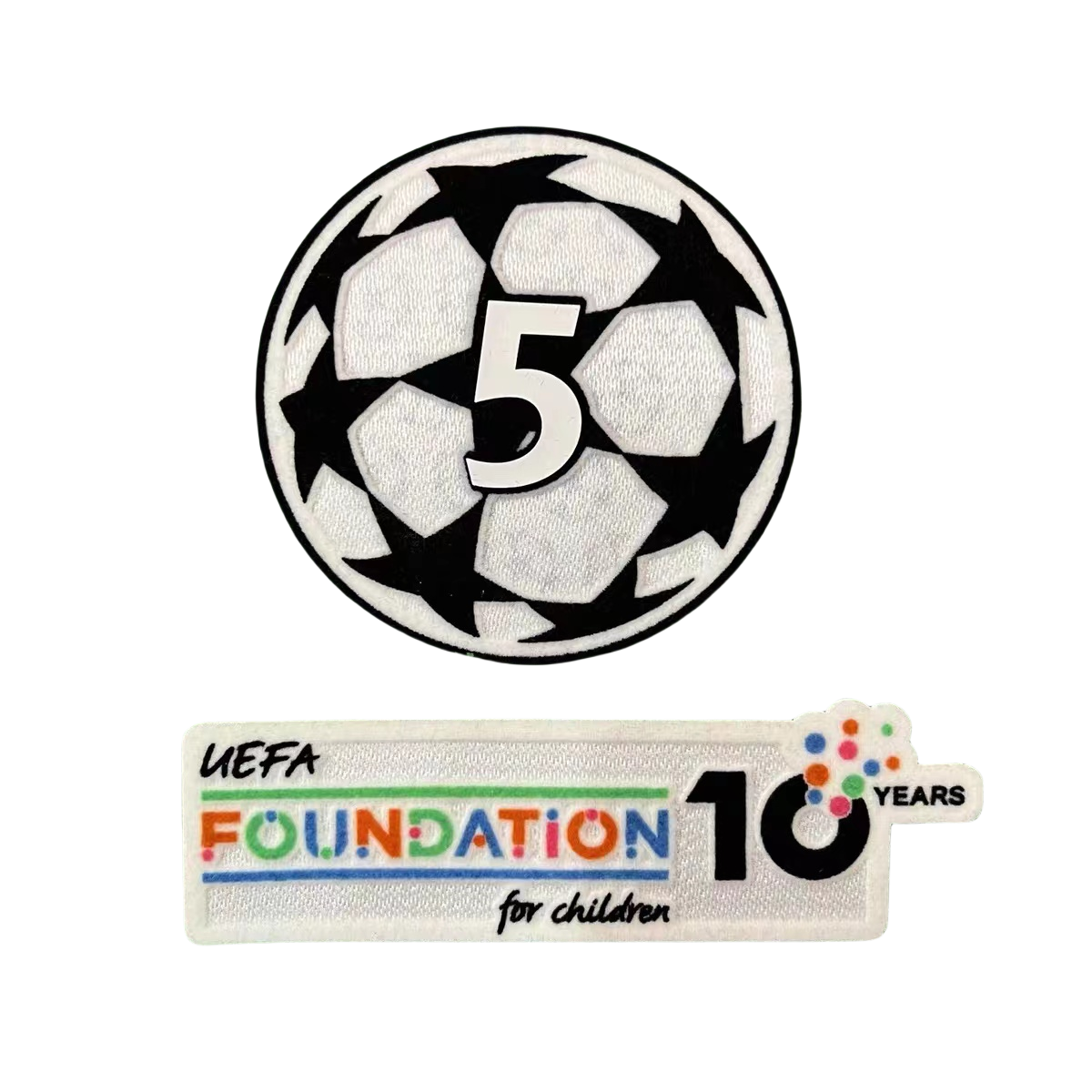 25-26 UCL 5&Foudation Badges + $2.00