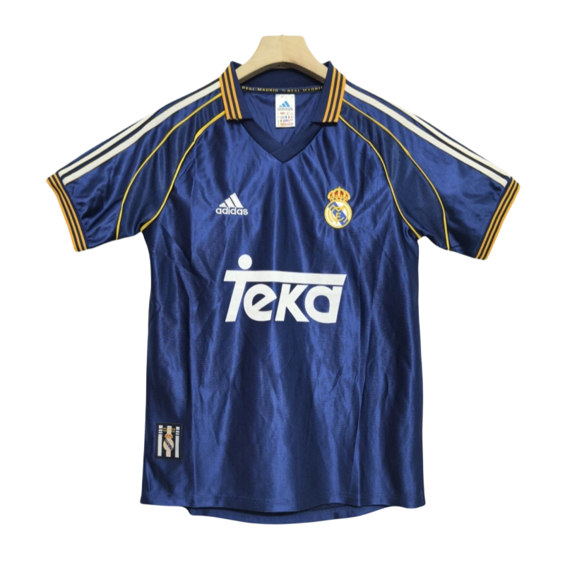 Real Madrid Retro Jersey Home Football Shirt 1998-00