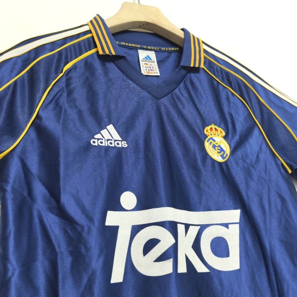 Real Madrid Retro Jersey Home Football Shirt 1998-00