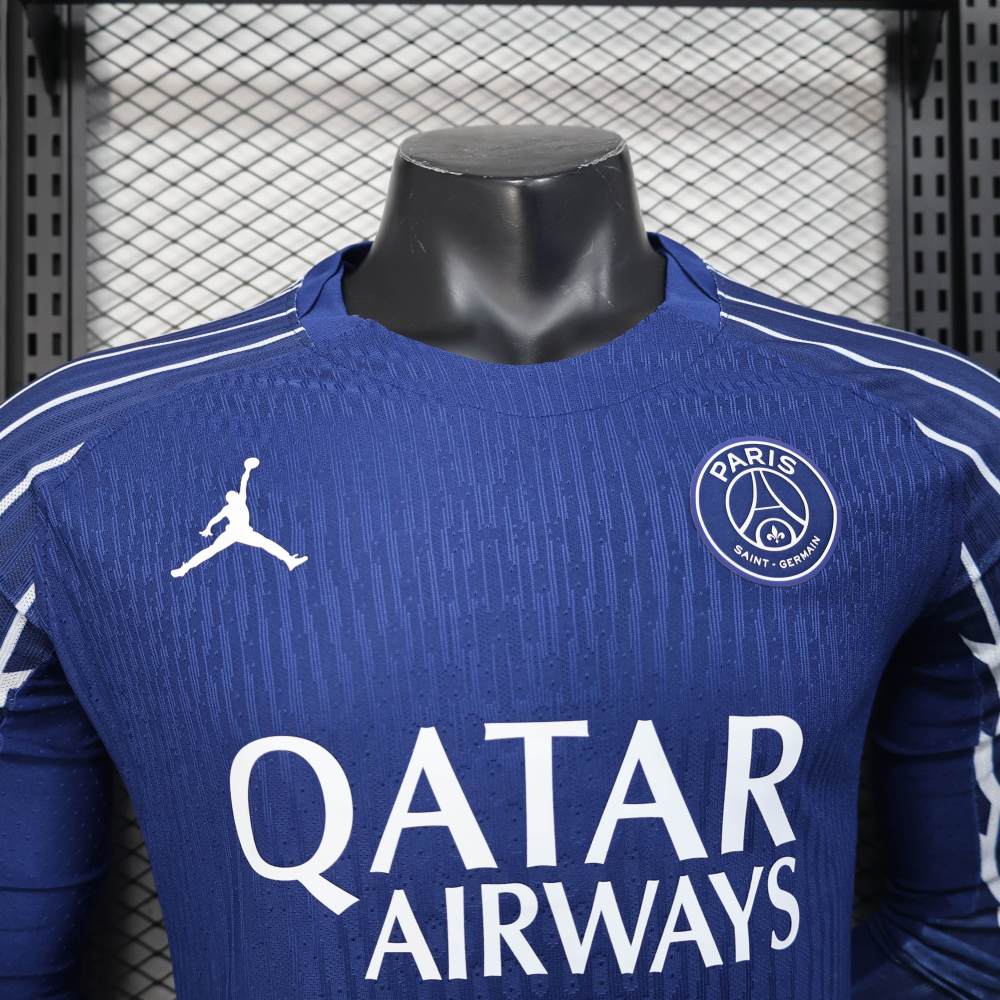 PSG Jordan Shirt Fourth Stadium Jersey Long Sleeve Player Version 24-25