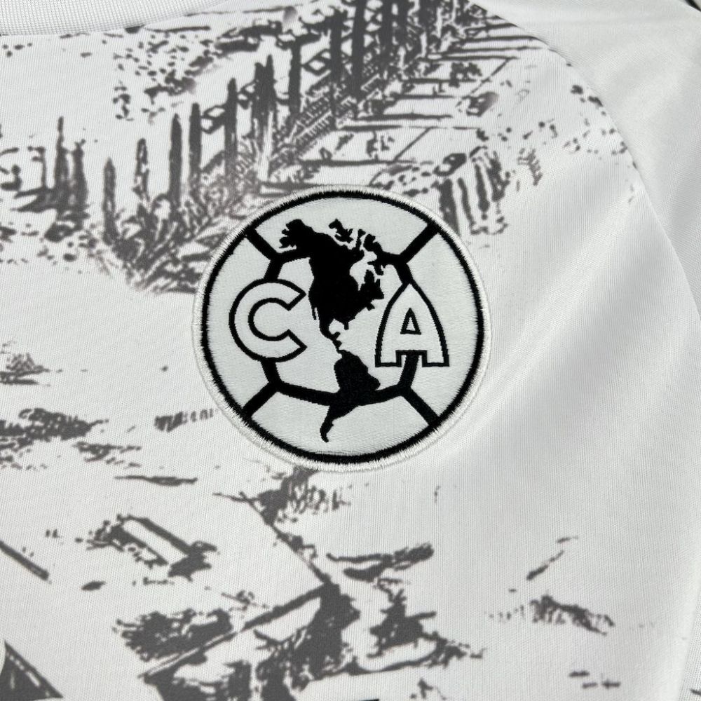 American Away short sleeved football jersey fan version 25-26