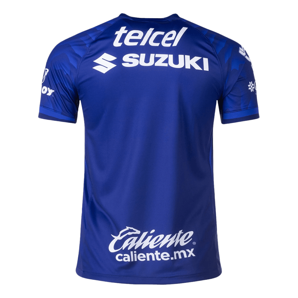 Pumas UNAM Away Soccer Blue Jersey 2025-26 Fan version