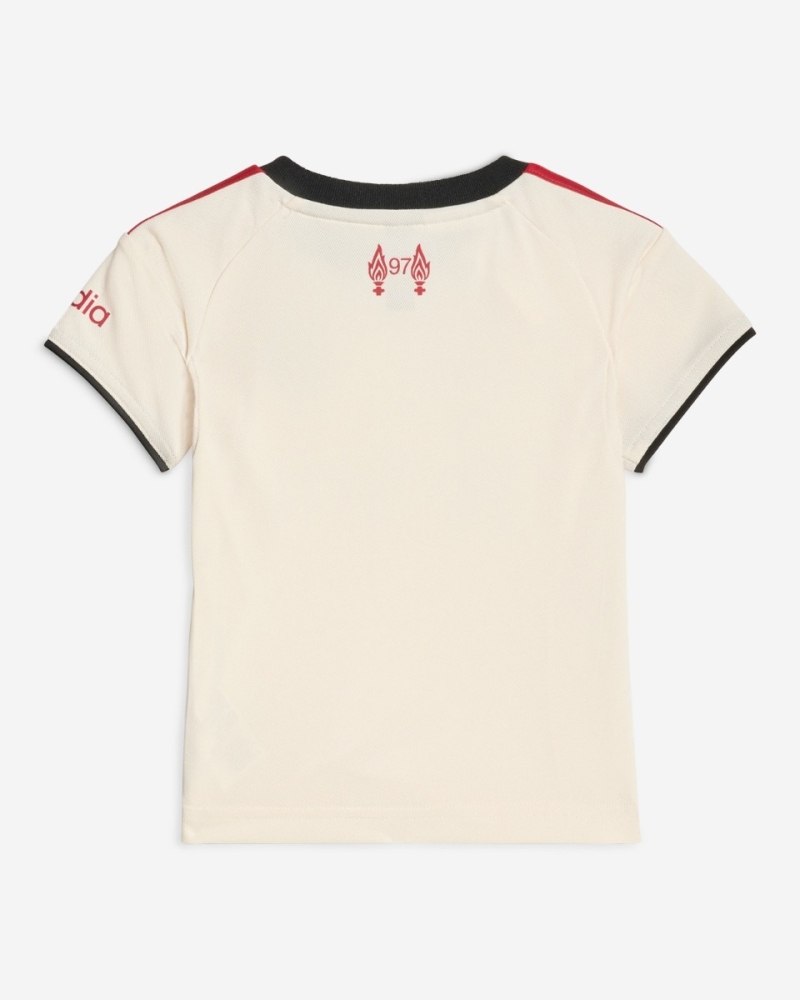 Liverpool Away Football Jersey Kids Kit 2025-26 (Jersey+Shorts)