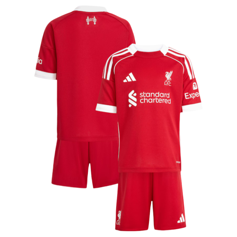 2025-26 Liverpool home Kids football jersey