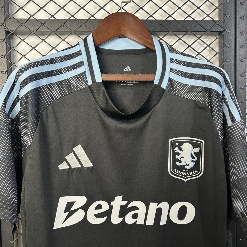 Aston Villa Away Football Jersey 2025-26 Fan Version