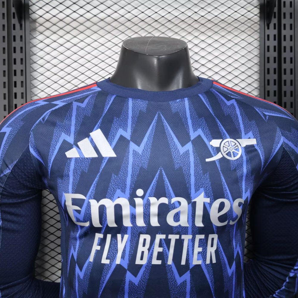 Arsenal Away Long Sleeve Football Jersey 2025-2026  player version