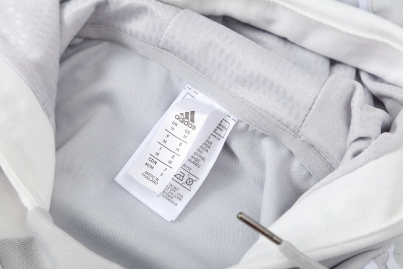 Real Madrid Training Kit Light Grey 2025-26  (Jacket+Pants)