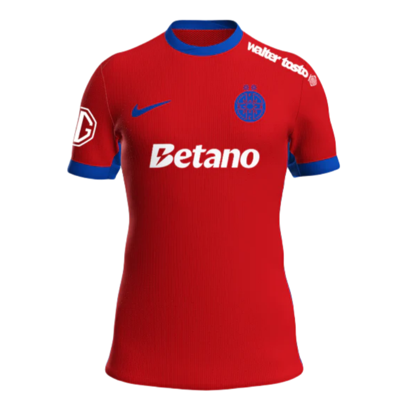 25-26 FCSB away red football jersey - fan version