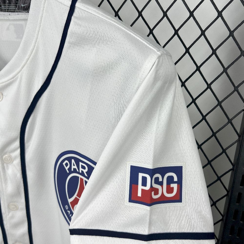 PSG White US Pack Baseball Uniform 2025-26
