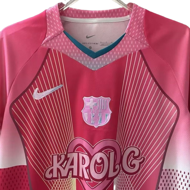 Barcelona Pink Barbie Princess's Mermaid special Edition Football Shirt 2025-26（Non customized）