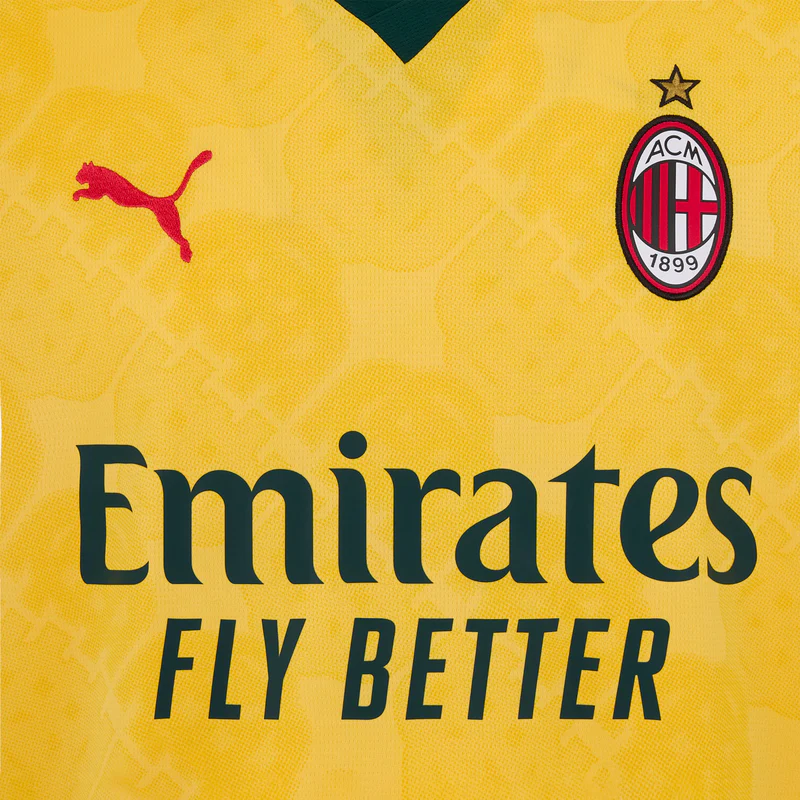 Ac Milan Third Away Long sleeved  football Shirt 2025-26 Fan version