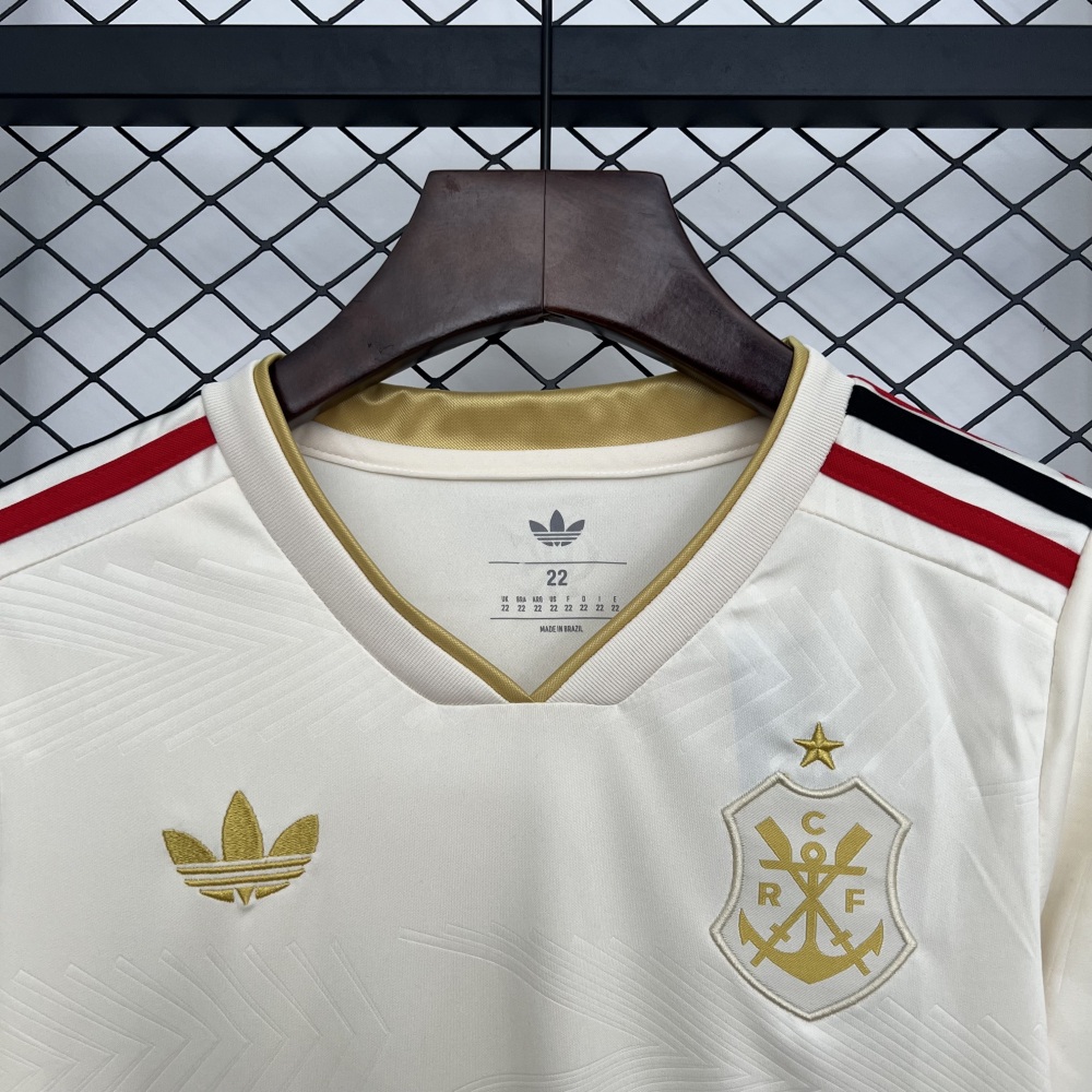 25-26 Flamengo Third Away Kid Kit  Soccer Shirt Fan edition