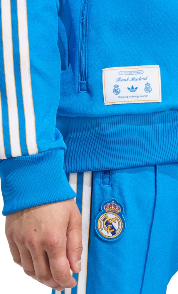 25-26 Real Madrid Training Kit (jacket+Pants) Blue
