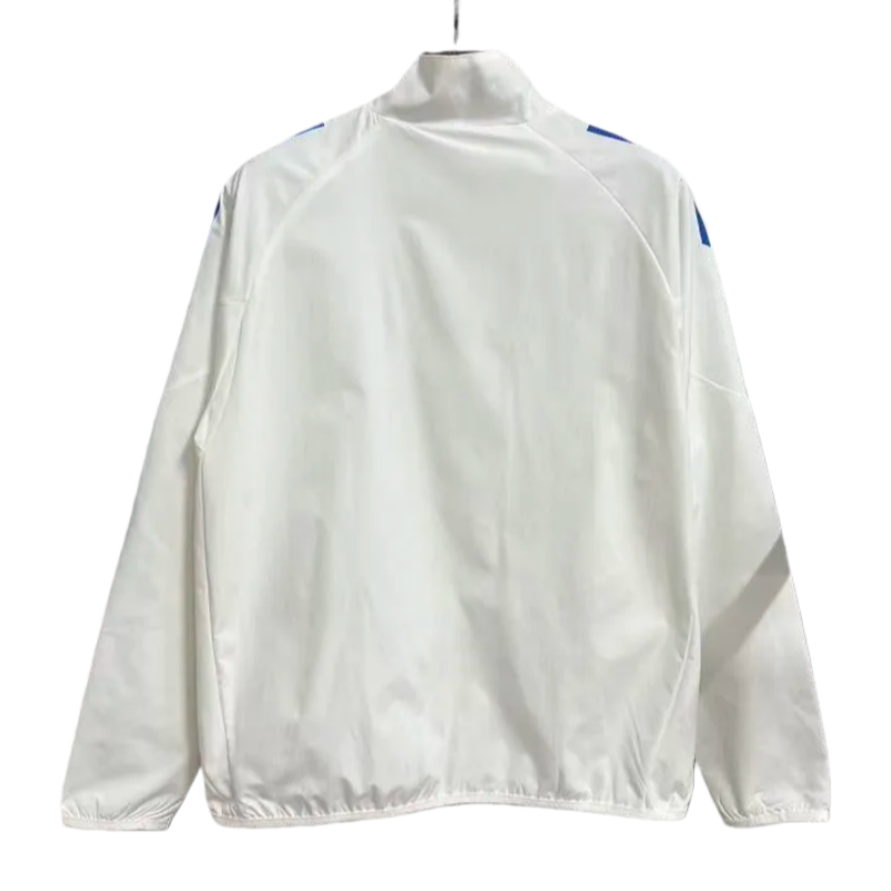 2025-26 Real Madrid Windbreaker lacket white