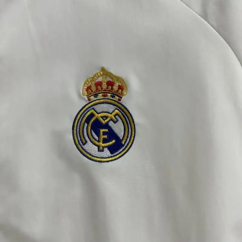 2025-26 Real Madrid Windbreaker lacket white