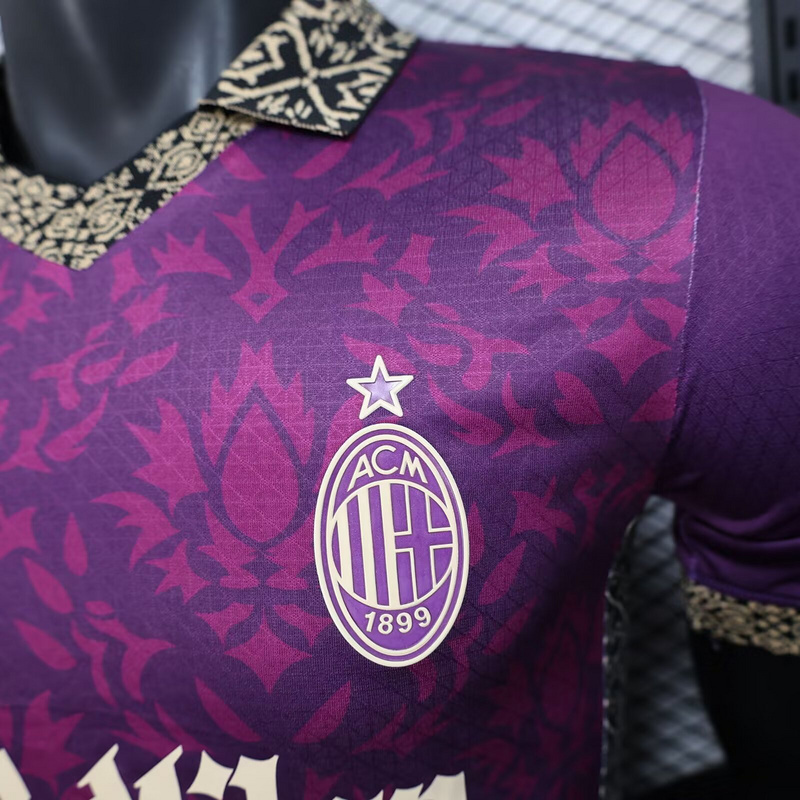 2025-26 AC Milan Purple Special Edition Soccer Shirt Player Version