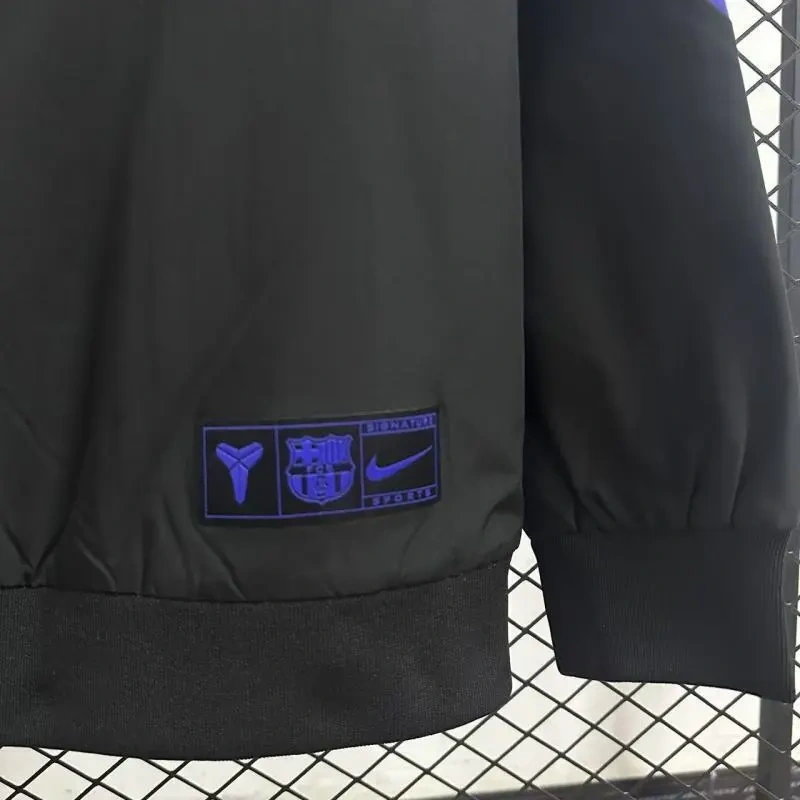 2025-26 Barcelona Windbreaker Training jacket Black