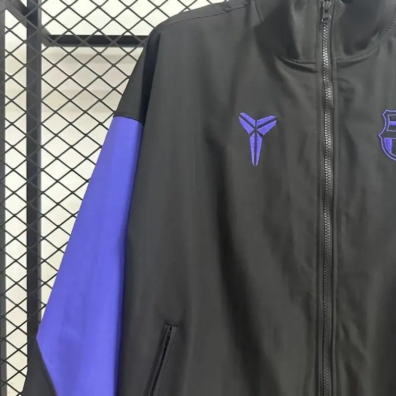 2025-26 Barcelona Windbreaker Training jacket Black