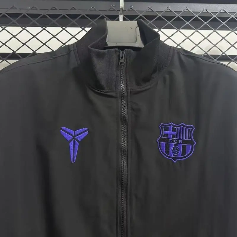 2025-26 Barcelona Windbreaker Training jacket Black