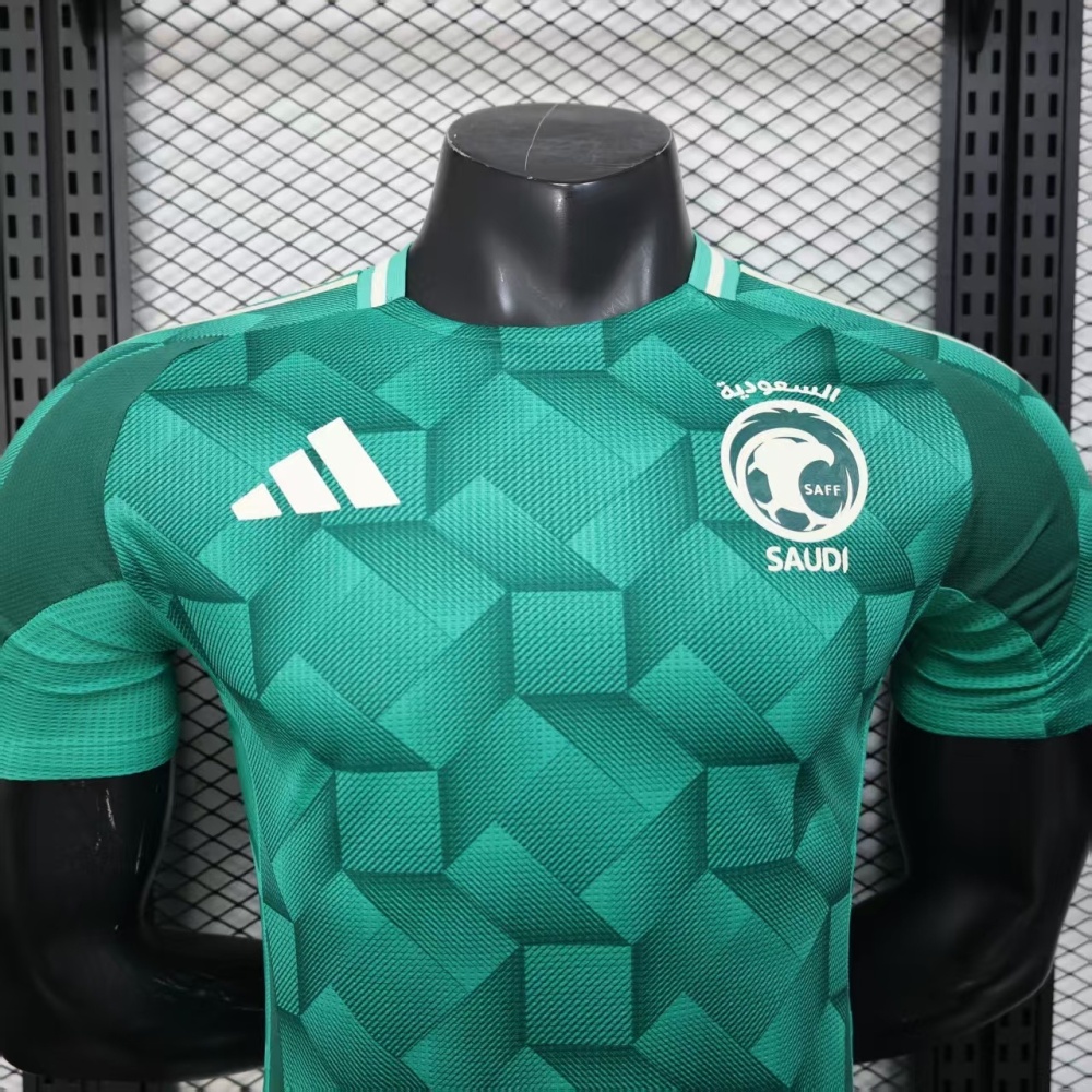 Saudi Arabia 25-26 World Cup Home green Football jersey Player version