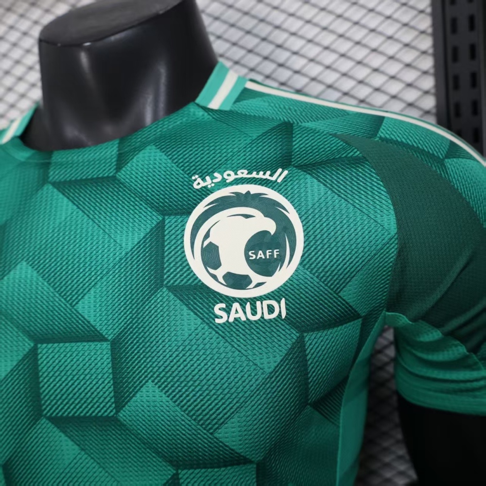 Saudi Arabia 25-26 World Cup Home green Football jersey Player version