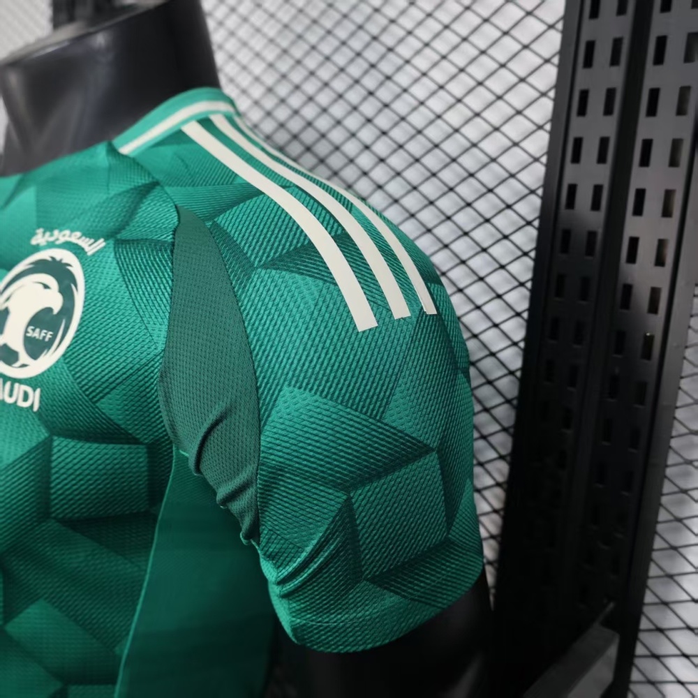 Saudi Arabia 25-26 World Cup Home green Football jersey Player version
