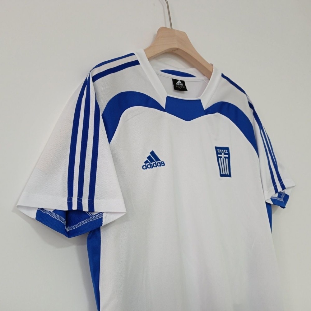 2004 Greece Home Retro Football Jersey Fan version