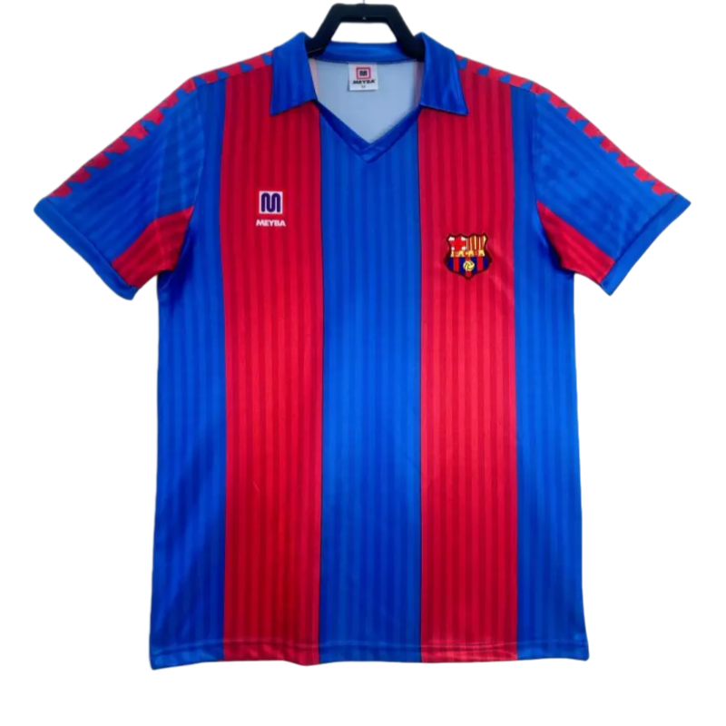 89-92 Barcelona Retro jersey Home Soccer Shirt