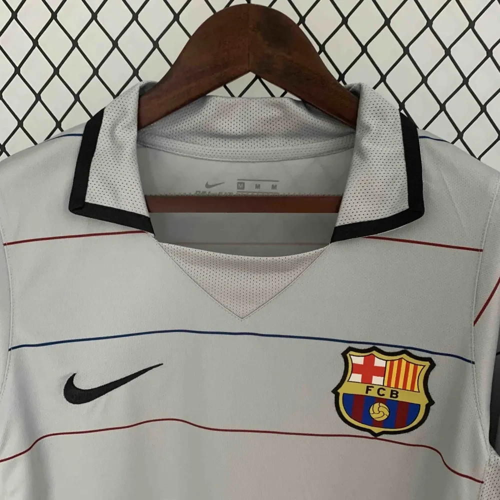 03-04 Barcelona Retro jersey Away Soccer Shirt