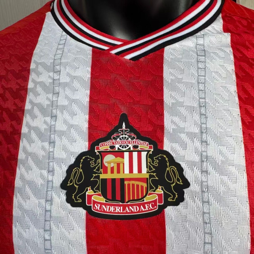 2025-26 Sunderland AFC Home Football jersey Player version