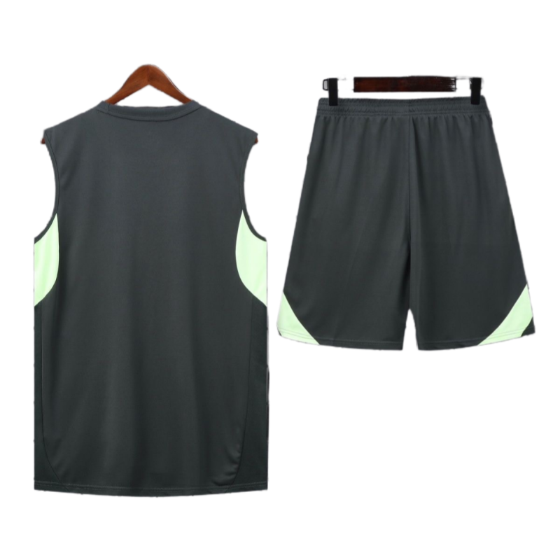 2025-26 Real Madrid training suit set sleeveless sports vest Football jersey