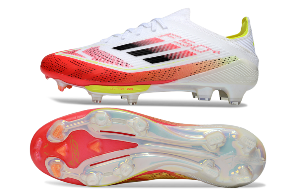 F50+series fully knitted waterproof shoes with shoelaces and air cushion FG Football Shoes