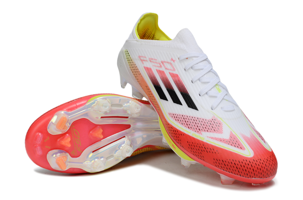 F50+series fully knitted waterproof shoes with shoelaces and air cushion FG Football Shoes