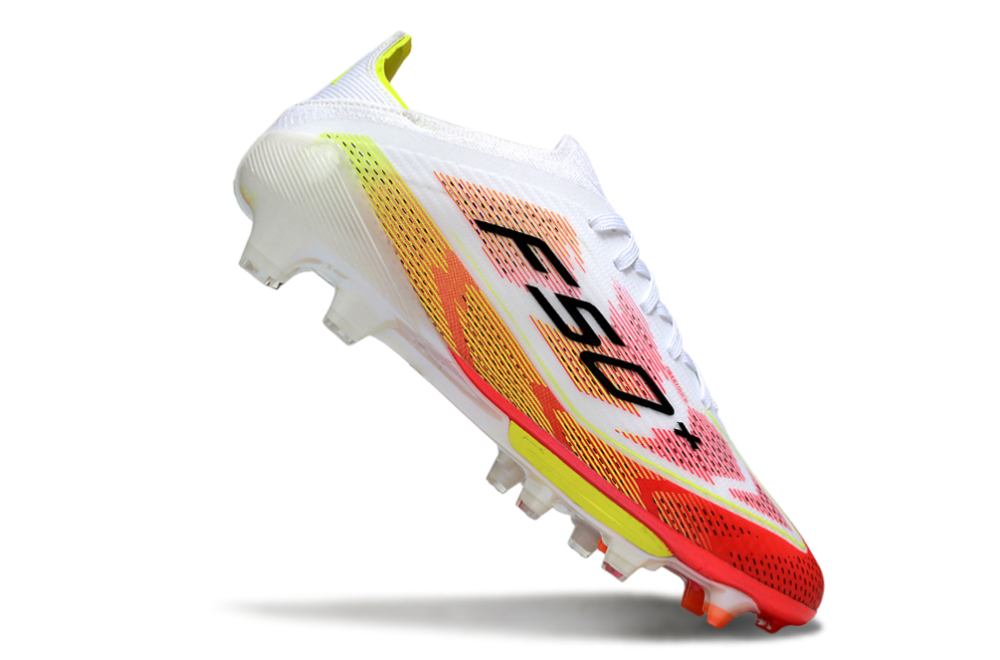 F50+series fully knitted waterproof shoes with shoelaces and air cushion FG Football Shoes